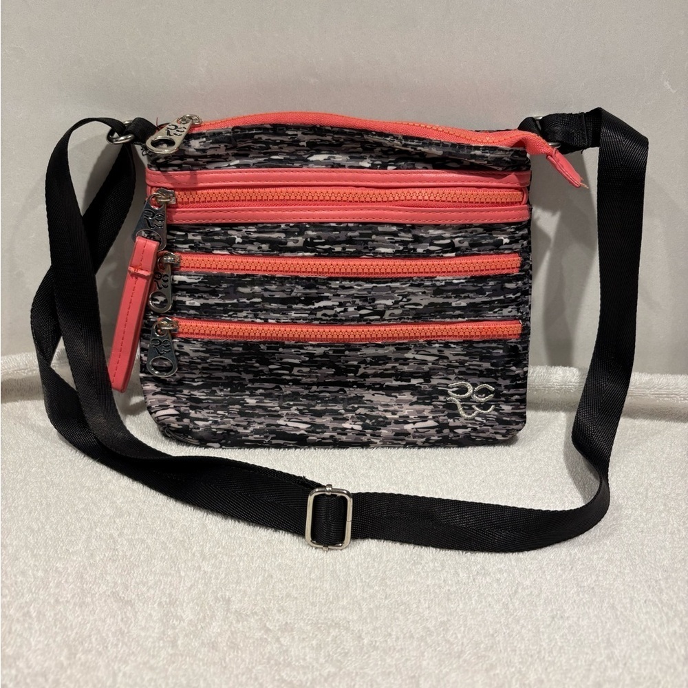 Rare Earth by Stone Mountain Crossbody Bag - Multi-Zip Travel Purse